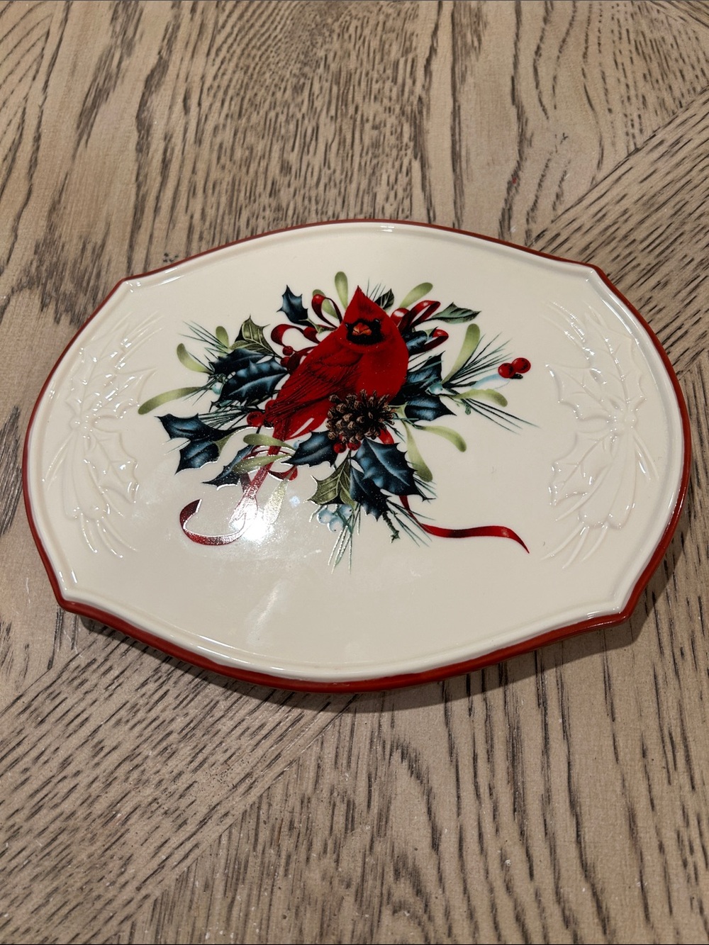 Lenox Red Cardinal Holiday Trivet
